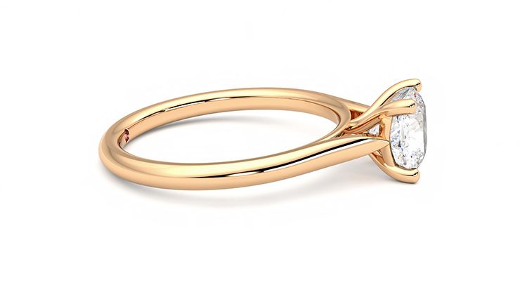 Taylor & Hart Hope Cushion Engagement Ring 360 degree image 9