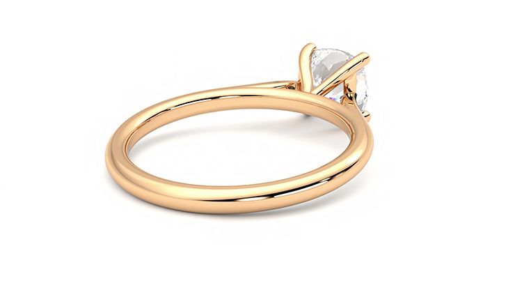 Taylor & Hart Hope Cushion Engagement Ring 360 degree image 13