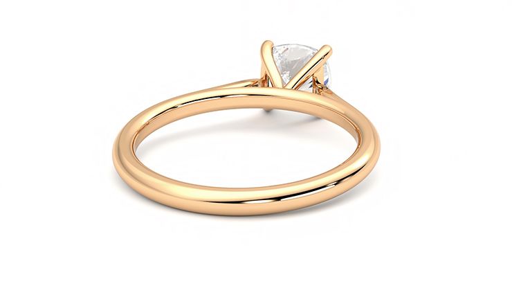 Taylor & Hart Hope Cushion Engagement Ring 360 degree image 14