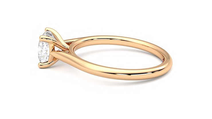 Taylor & Hart Hope Cushion Engagement Ring 360 degree image 20
