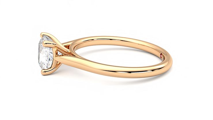 Taylor & Hart Hope Cushion Engagement Ring 360 degree image 21