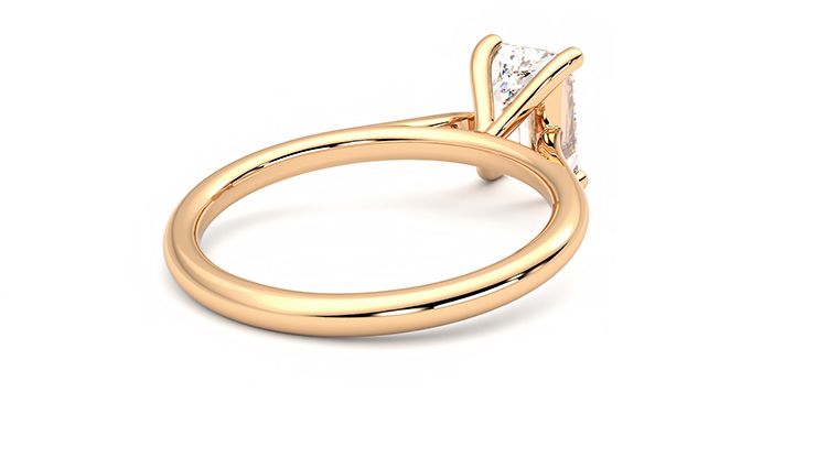 Taylor & Hart Hope Emerald Engagement Ring 360 degree image 13