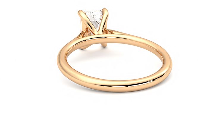Taylor & Hart Hope Emerald Engagement Ring 360 degree image 16