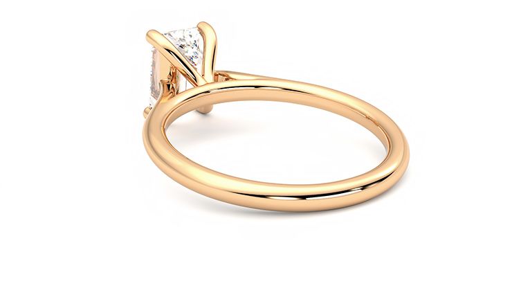 Taylor & Hart Hope Emerald Engagement Ring 360 degree image 17