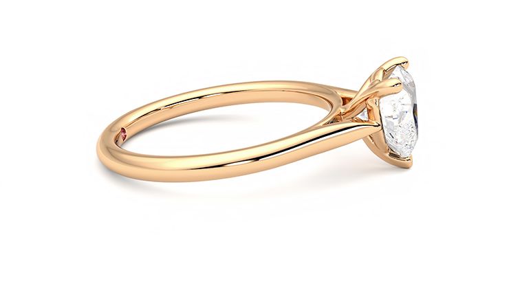 Taylor & Hart Hope Heart Engagement Ring 360 degree image 9