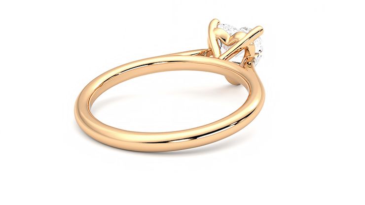 Taylor & Hart Hope Heart Engagement Ring 360 degree image 13