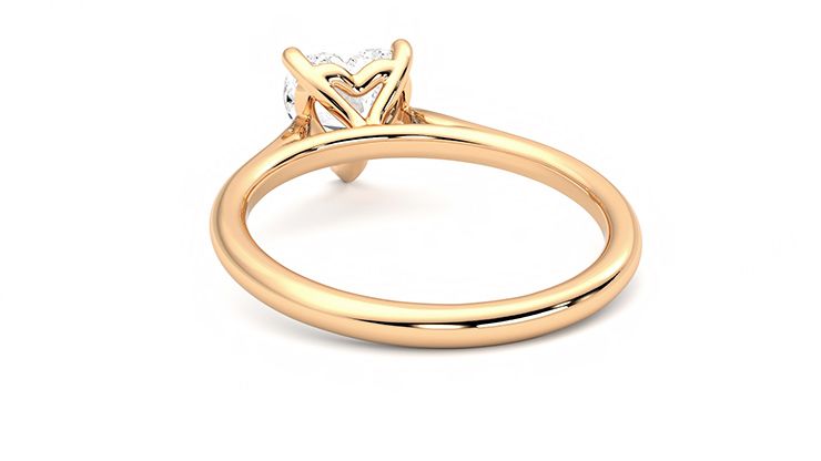 Taylor & Hart Hope Heart Engagement Ring 360 degree image 16