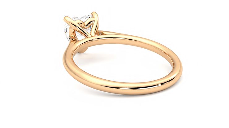 Taylor & Hart Hope Heart Engagement Ring 360 degree image 17