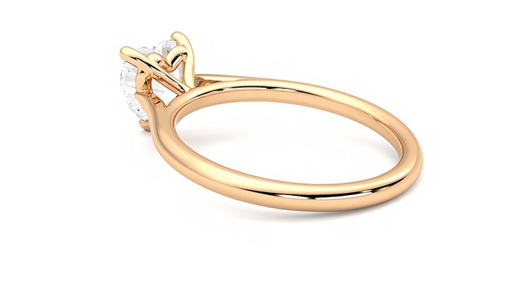 Taylor & Hart Hope Heart Engagement Ring 360 degree image 18