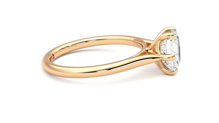 Taylor & Hart Hope Hexagonal Engagement Ring 360 degree image 9