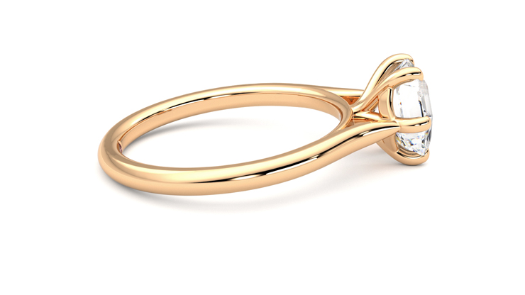Taylor & Hart Hope Hexagonal Engagement Ring 360 degree image 10