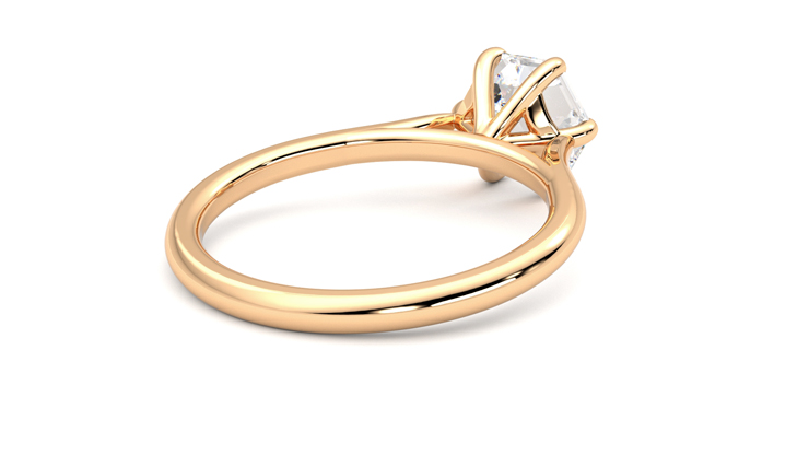 Taylor & Hart Hope Hexagonal Engagement Ring 360 degree image 13