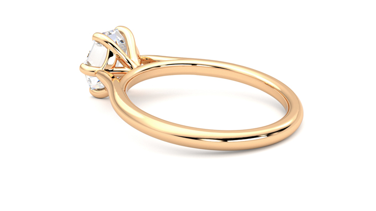 Taylor & Hart Hope Hexagonal Engagement Ring 360 degree image 18