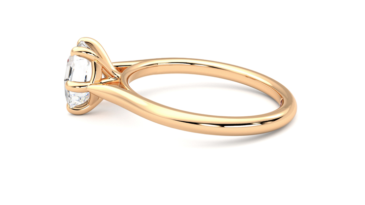 Taylor & Hart Hope Hexagonal Engagement Ring 360 degree image 20