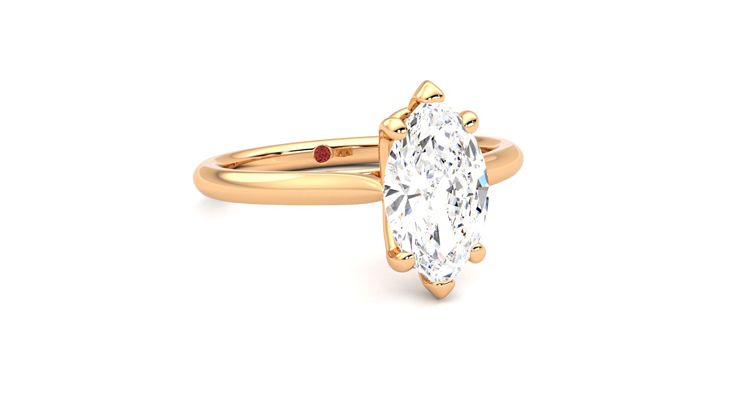 Taylor & Hart Hope Marquise Engagement Ring 360 degree image 4