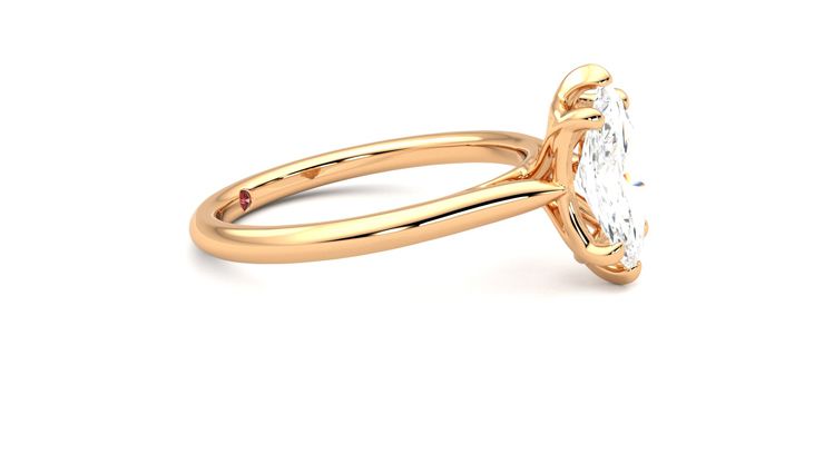 Taylor & Hart Hope Marquise Engagement Ring 360 degree image 8
