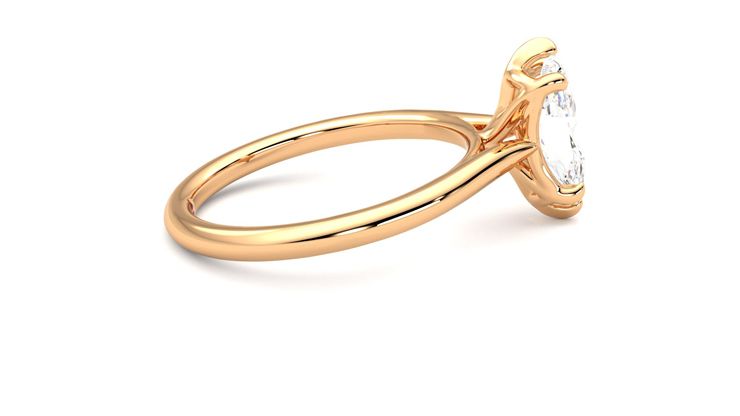 Taylor & Hart Hope Marquise Engagement Ring 360 degree image 10