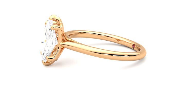 Taylor & Hart Hope Marquise Engagement Ring 360 degree image 22
