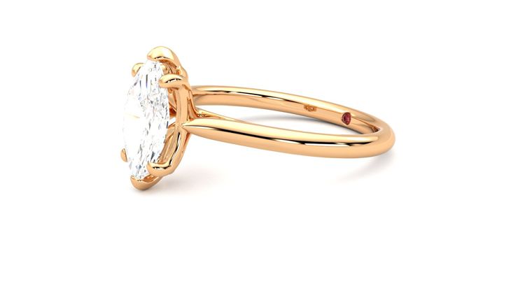 Taylor & Hart Hope Marquise Engagement Ring 360 degree image 23