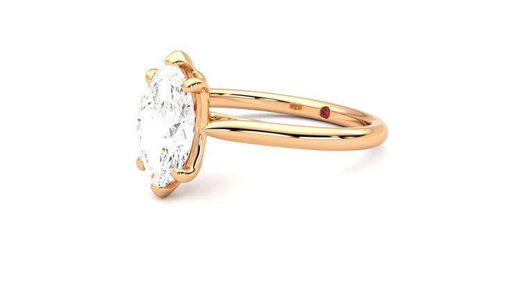Taylor & Hart Hope Marquise Engagement Ring 360 degree image 24
