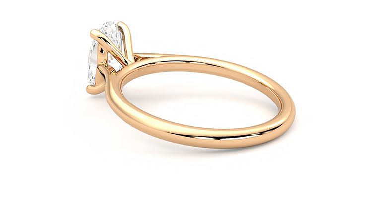 Taylor & Hart Hope Oval Engagement Ring 360 degree image 18