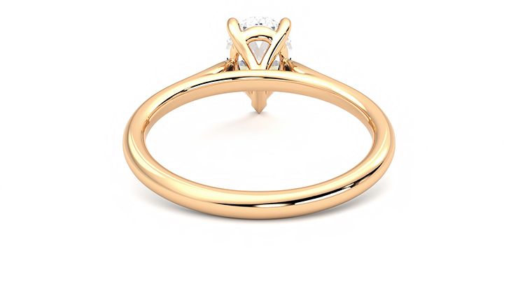 Taylor & Hart Hope Pear Engagement Ring 360 degree image 15