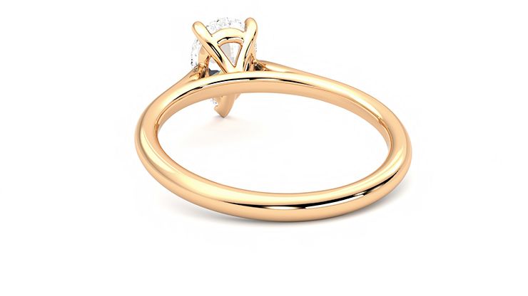 Taylor & Hart Hope Pear Engagement Ring 360 degree image 16
