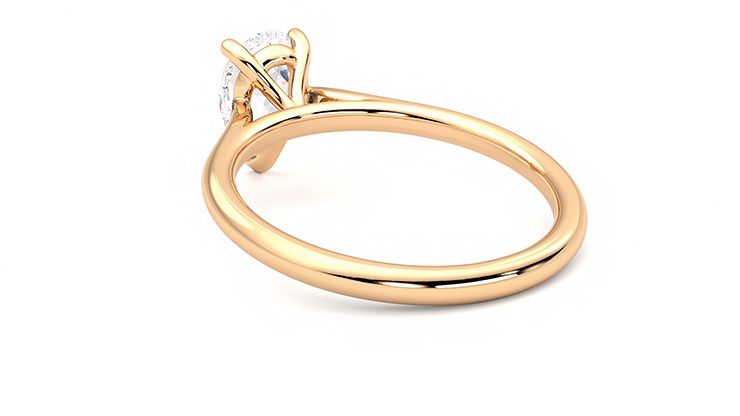 Taylor & Hart Hope Pear Engagement Ring 360 degree image 17