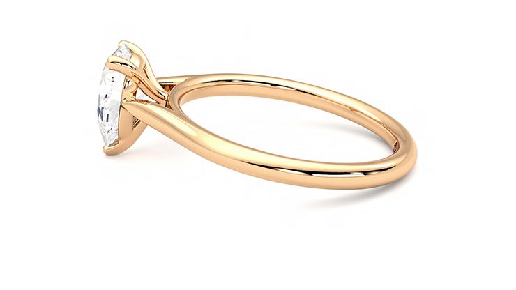 Taylor & Hart Hope Pear Engagement Ring 360 degree image 20