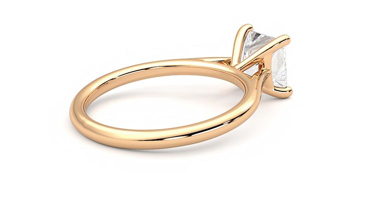 Taylor & Hart Hope Princess Engagement Ring 360 degree image 12