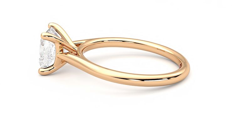 Taylor & Hart Hope Princess Engagement Ring 360 degree image 20
