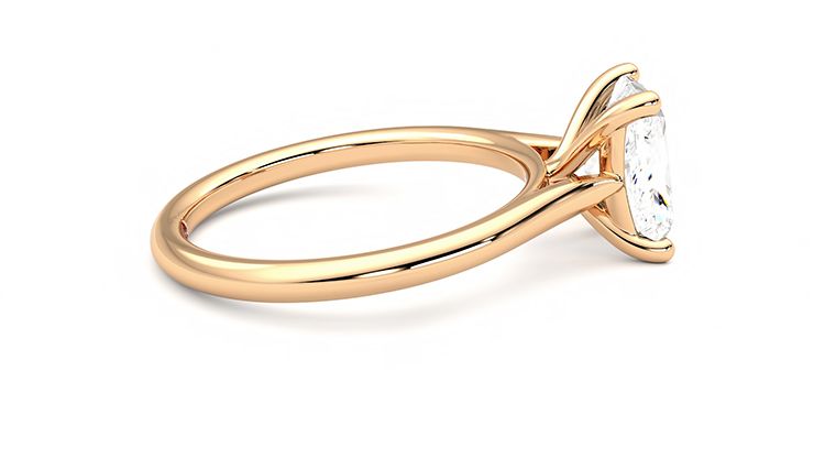 Taylor & Hart Hope Radiant Engagement Ring 360 degree image 10
