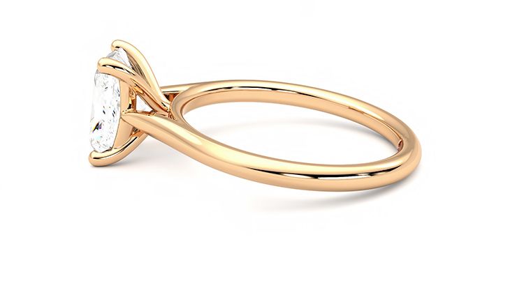 Taylor & Hart Hope Radiant Engagement Ring 360 degree image 20