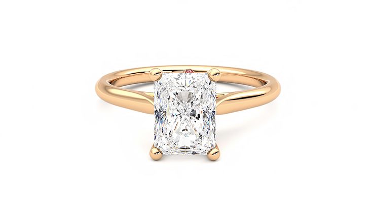 Taylor & Hart Hope Radiant Engagement Ring 360 degree image 29