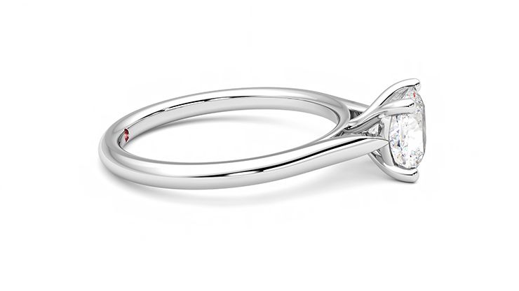 Taylor & Hart Hope Cushion Engagement Ring 360 degree image 9