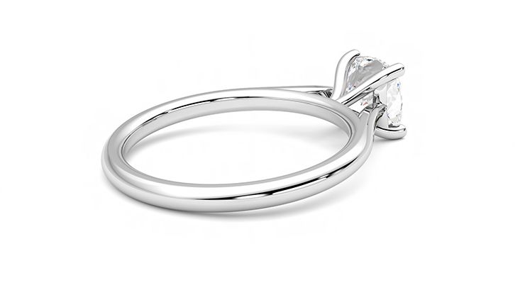 Taylor & Hart Hope Cushion Engagement Ring 360 degree image 12