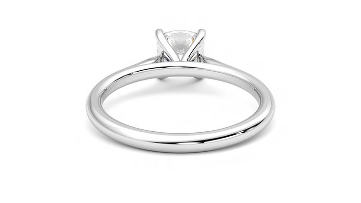 Taylor & Hart Hope Cushion Engagement Ring 360 degree image 15