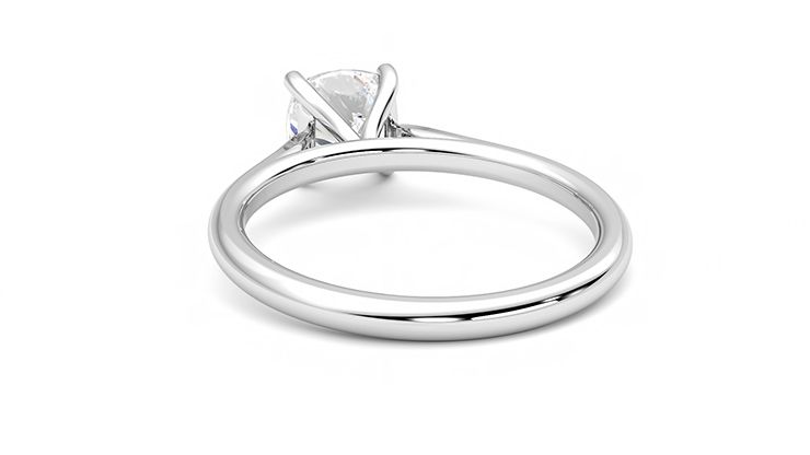 Taylor & Hart Hope Cushion Engagement Ring 360 degree image 16