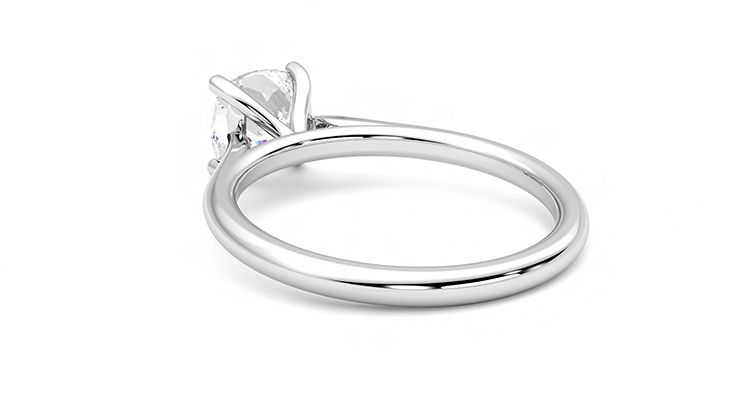 Taylor & Hart Hope Cushion Engagement Ring 360 degree image 17
