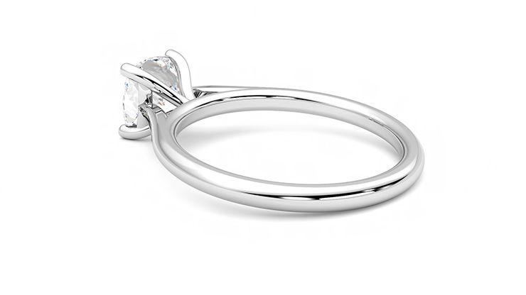 Taylor & Hart Hope Cushion Engagement Ring 360 degree image 18