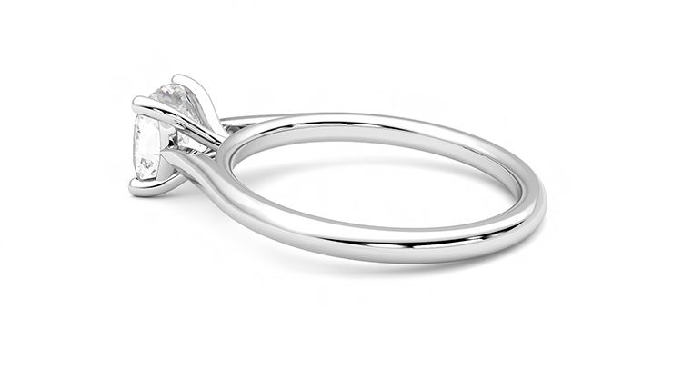 Taylor & Hart Hope Cushion Engagement Ring 360 degree image 19