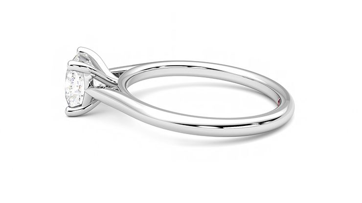 Taylor & Hart Hope Cushion Engagement Ring 360 degree image 20