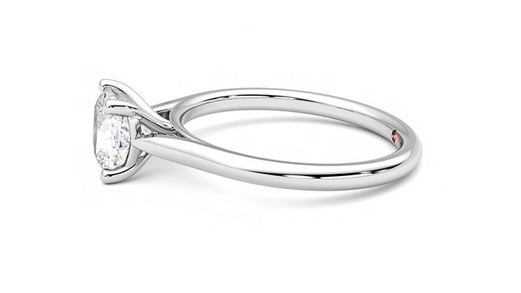 Taylor & Hart Hope Cushion Engagement Ring 360 degree image 21