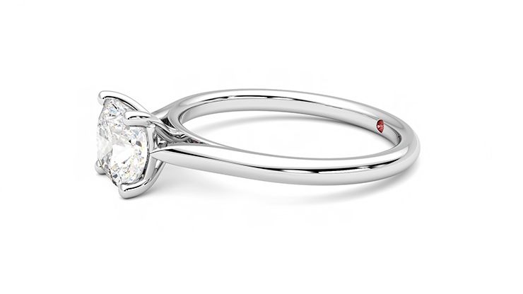 Taylor & Hart Hope Cushion Engagement Ring 360 degree image 22