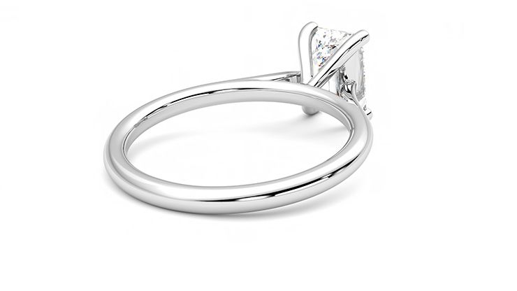 Taylor & Hart Hope Emerald Engagement Ring 360 degree image 13