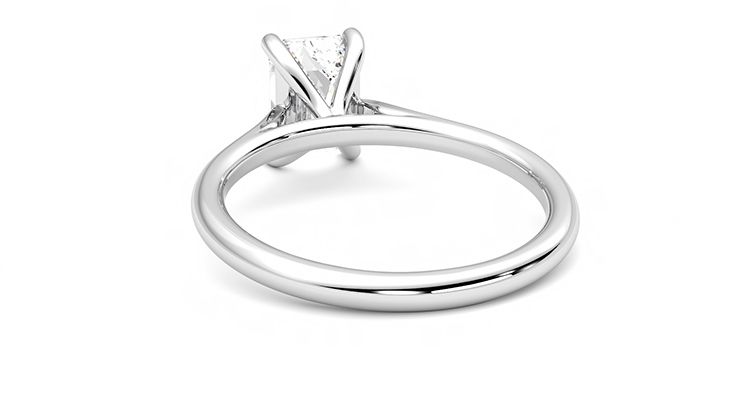 Taylor & Hart Hope Emerald Engagement Ring 360 degree image 16