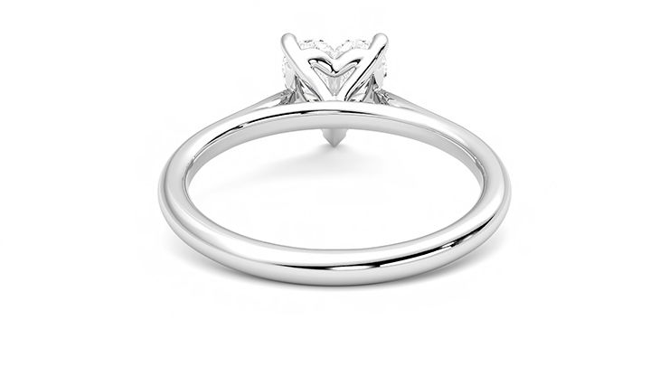 Taylor & Hart Hope Heart Engagement Ring 360 degree image 15