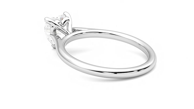 Taylor & Hart Hope Heart Engagement Ring 360 degree image 18