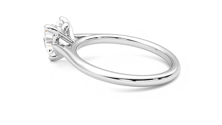 Taylor & Hart Hope Heart Engagement Ring 360 degree image 19