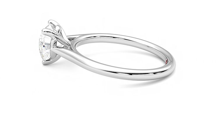 Taylor & Hart Hope Heart Engagement Ring 360 degree image 20